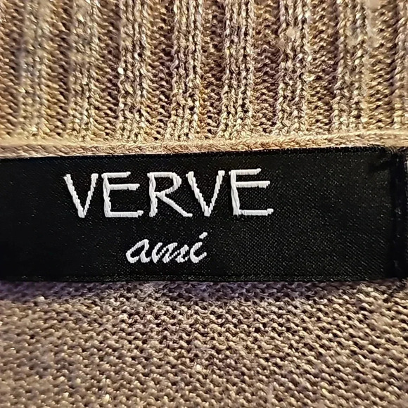 Verve Gold Metallic Shimmer Cardigan - Picture 6 of 8